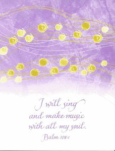 Card ・ Psalm 108 (A139)