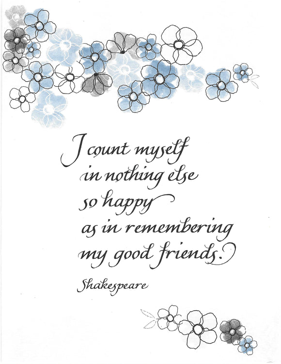 Card ・ Shakespeare (A15)