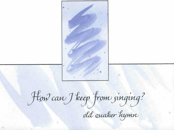 Card ・ Quaker Hymn (A49)