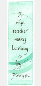 Bookmarks 10-pack Unlaminated ・ Wise Teacher (BKA40)