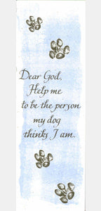 Bookmarks 10-pack Unlaminated ・ Dog Prayer (BKA99)