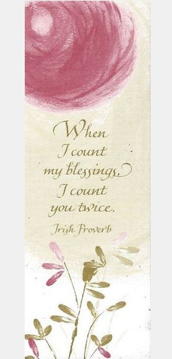 Bookmarks 10-pack Unlaminated ・ Count my blessings (BKB30)