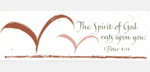 Bookmarks 10-pack Unlaminated ・ Confirmation, 1 Peter 4:14 (BKC36)