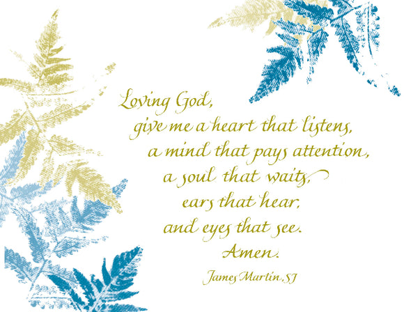 Card ・ Martin prayer ・ Lent (C74L)